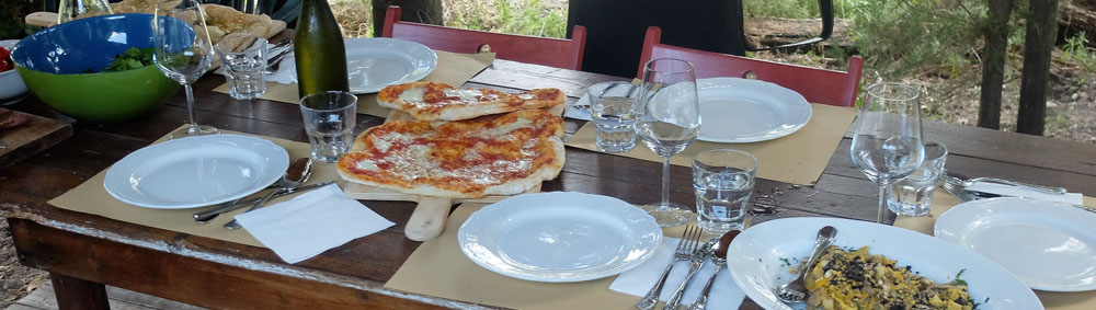 cooking in Italy.